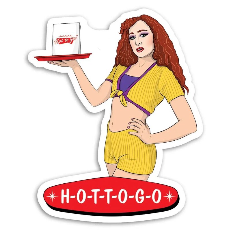 The Found Chappell Roan Hot To Go Die Cut Sticker