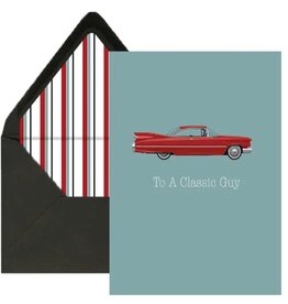 Mod Lounge Paper Co. To A Classic Guy Vintage Car Card