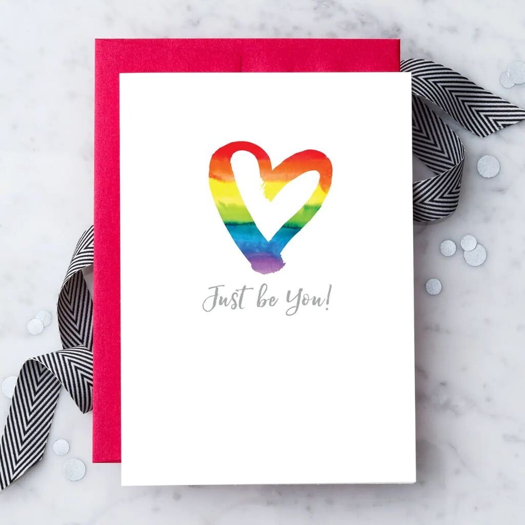 Design With Heart LG36 Just Be You Greeting Card