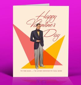 Offensive & Delightful Lucky Man Valentine Card