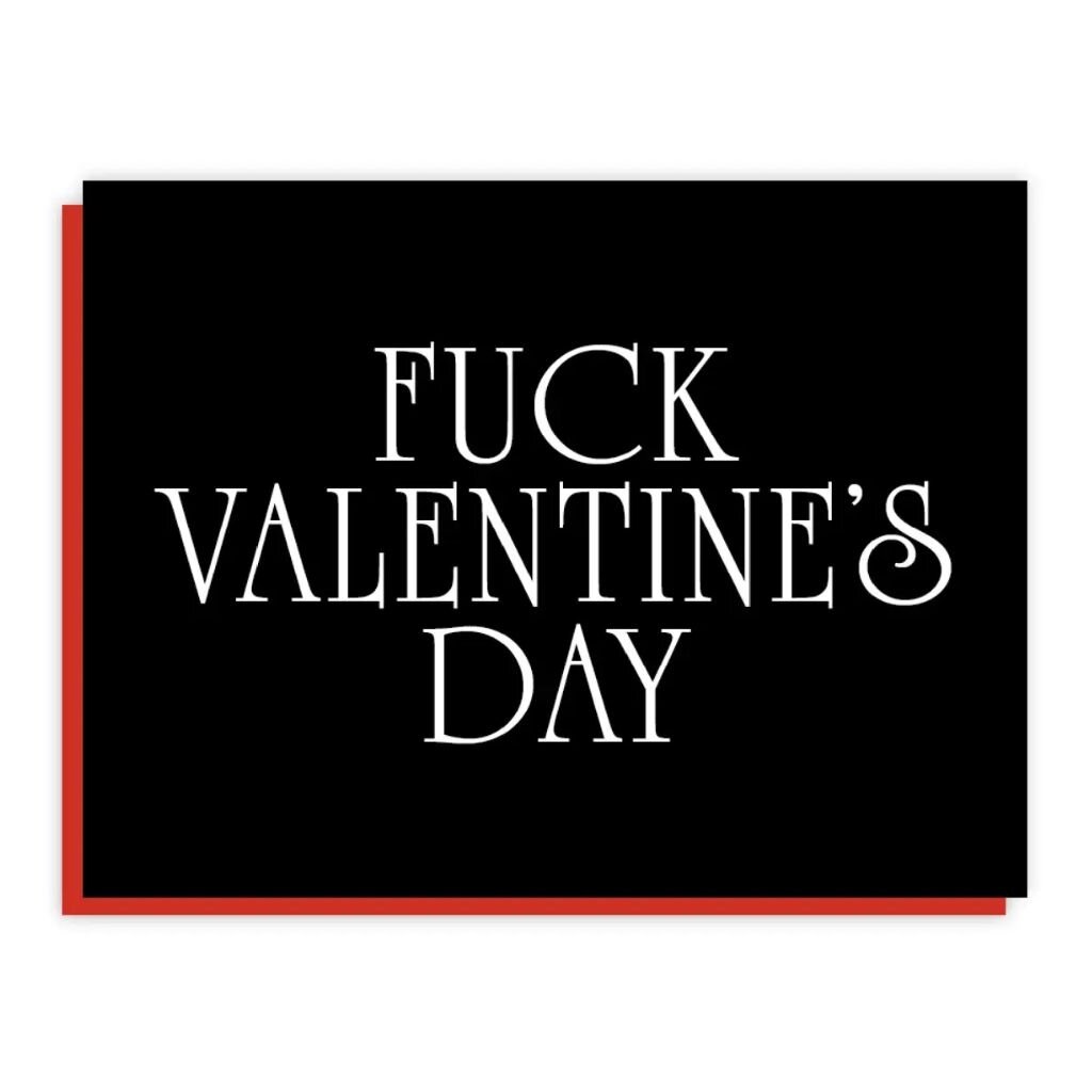 The Little Gay Shop Fuck Valentine's Day A2 Card