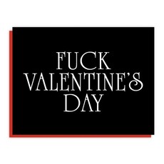 The Little Gay Shop Fuck Valentine's Day A2 Card
