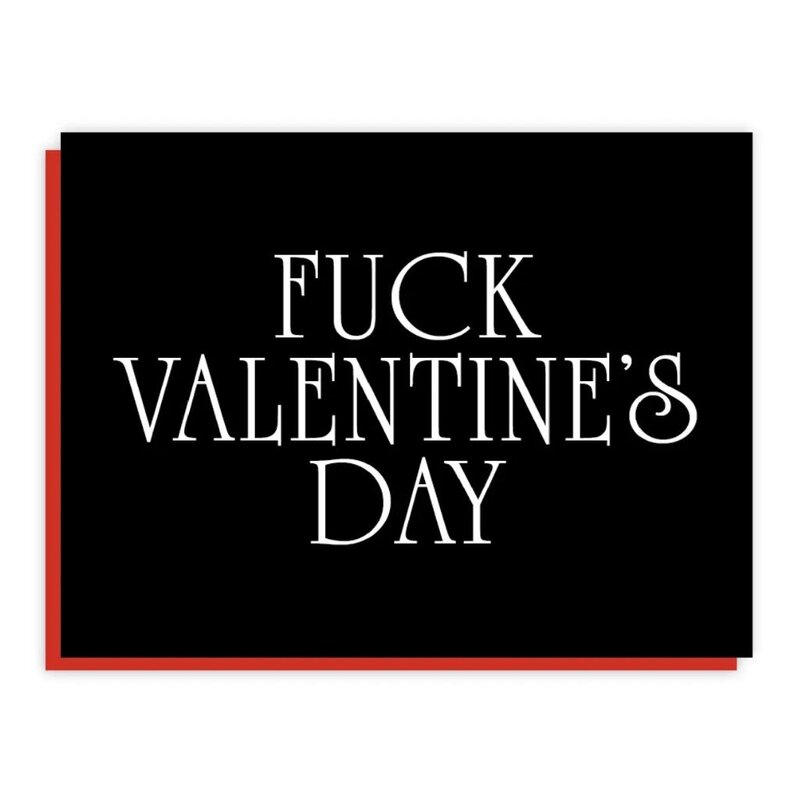 The Little Gay Shop Fuck Valentine's Day A2 Card