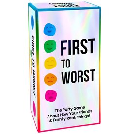 Dyce Games First To Worst: How Your Friends & Family Rank Things Game
