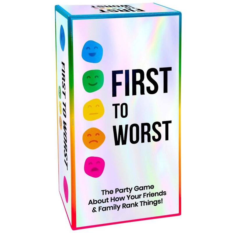 Dyce Games First To Worst: How Your Friends & Family Rank Things Game