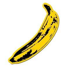 Apply Stickers Big Banana By Andy Warhol Sticker
