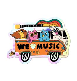 Apply Stickers We Heart Music Tour Van Sticker