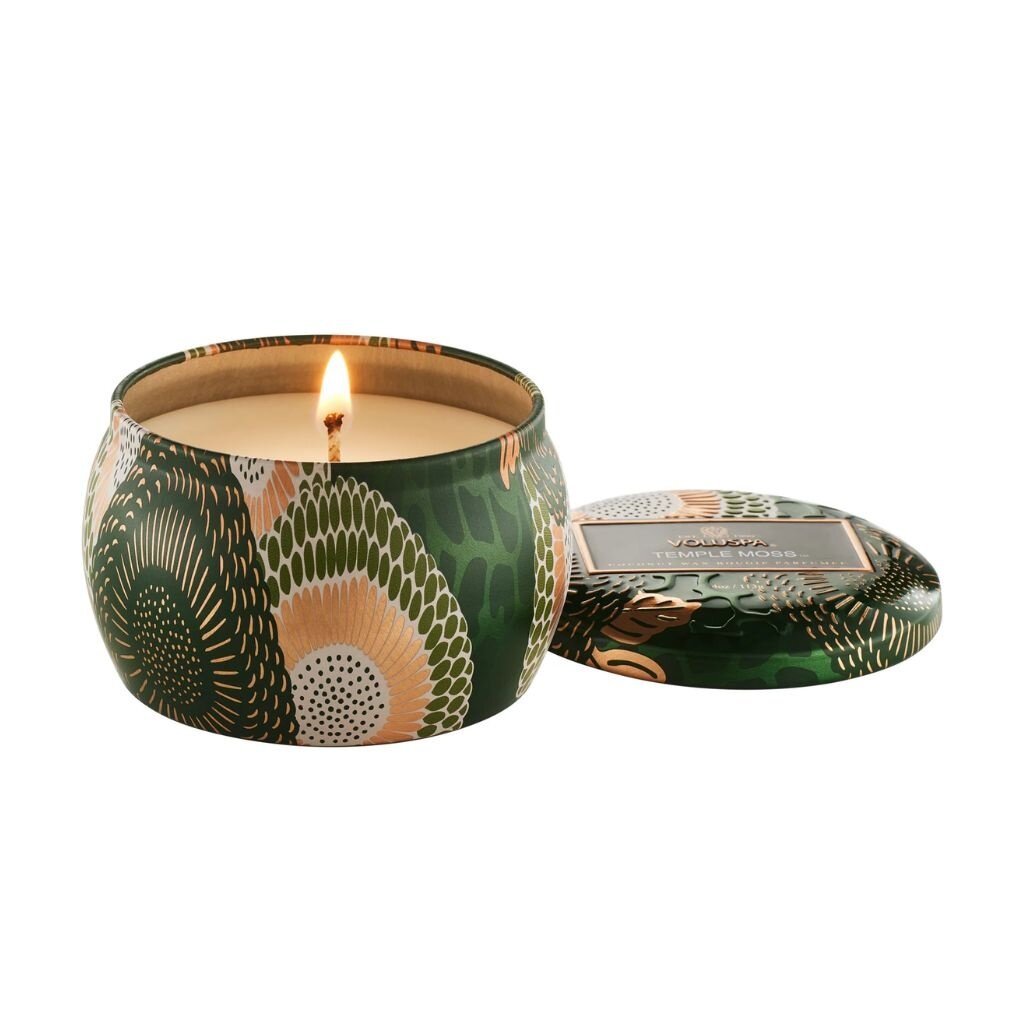 Voluspa Temple Moss Mini Tin