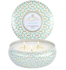 Voluspa Laguna 3 Wick Tin Candle