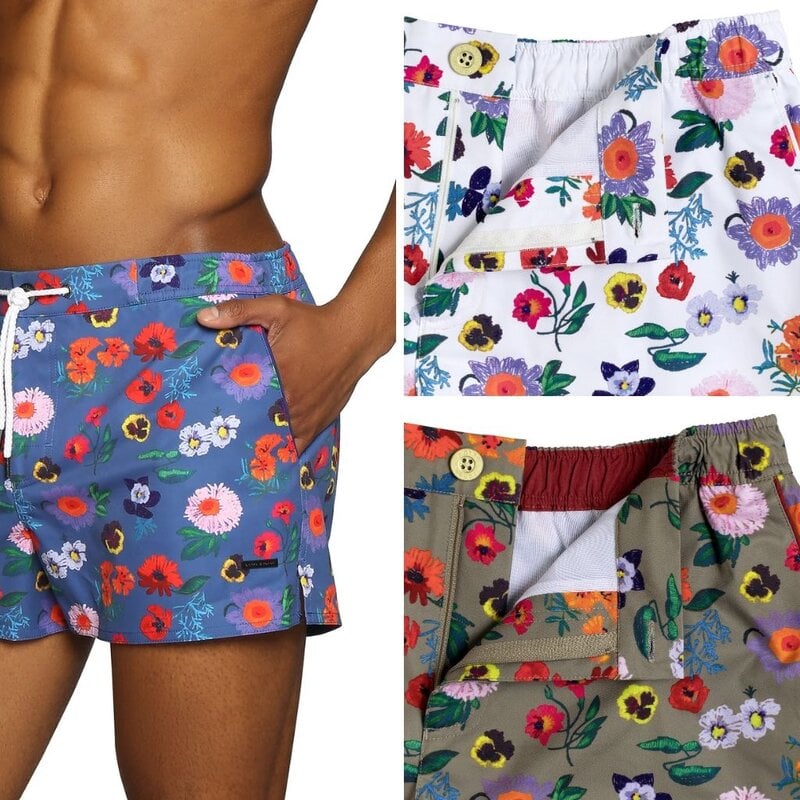 Parke & Ronen SW25 Brasilia Printed Barcelona Swim Short