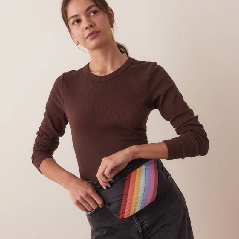 Marine Layer Archive Puffer Fanny- Stripe