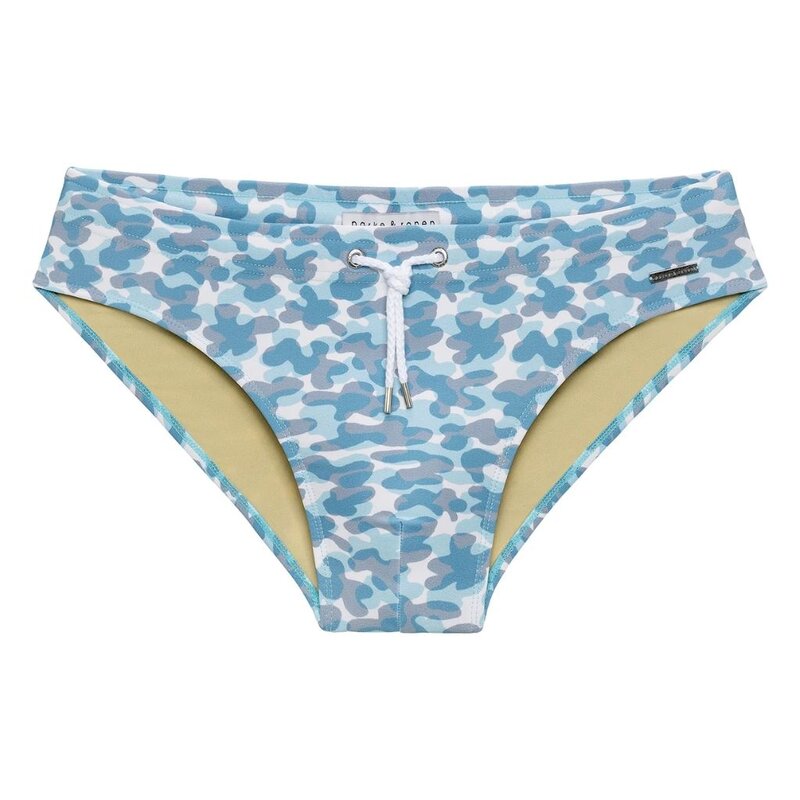Parke & Ronen SW25 Cloud Leopard Blue Meridian Bikini
