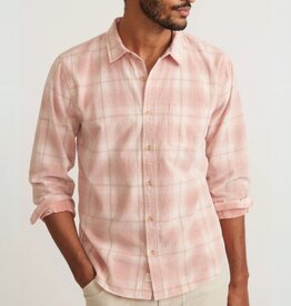 Marine Layer Lightweight Plaid Cord Shirt