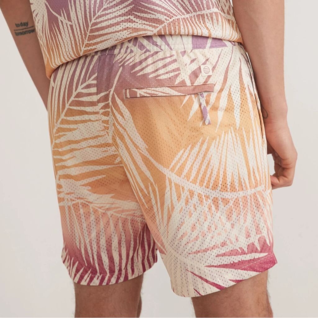 Marine Layer Printed Mesh Short 6"