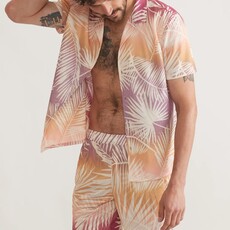 Marine Layer Printed Mesh Short 6"