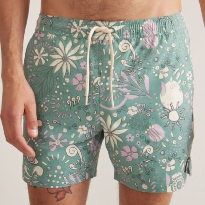 Marine Layer Mechanical Stretch Swim Trunk 6"