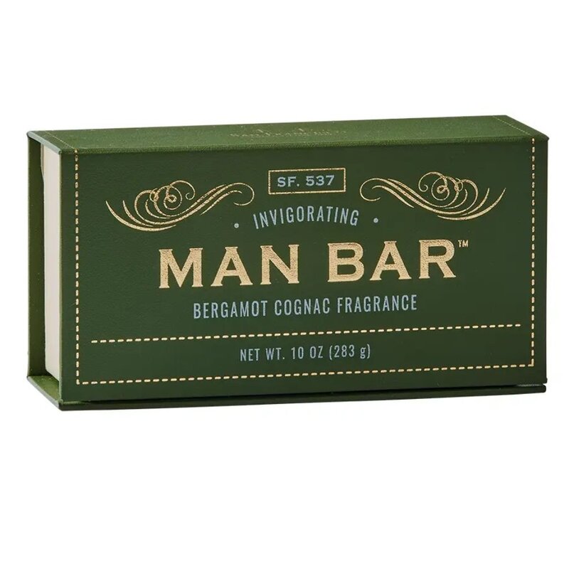 San Francisco Soap 10oz Man Bar Bergamot & Cognac