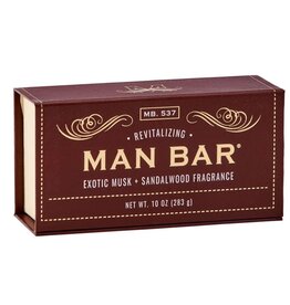 San Francisco Soap 10oz Man Bar Exotic Musk & Sandalwood