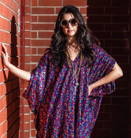 Jennafer Grace La Fete Hologram Sequin Caftan
