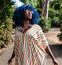 Jennafer Grace Cabana Stripe Caftan