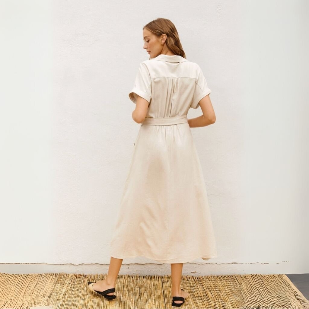 Dress Forum SP25 Heaven Sent Wicker Buckle Maxi Dress