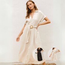 Dress Forum SP25 Heaven Sent Wicker Buckle Maxi Dress