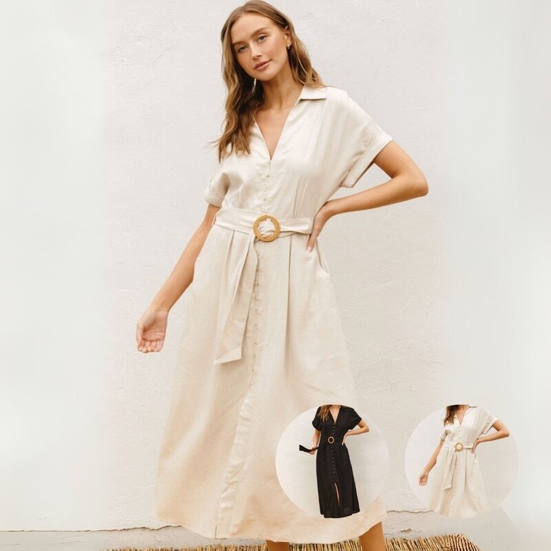 Dress Forum Heaven Sent Wicker Buckle Maxi Dress
