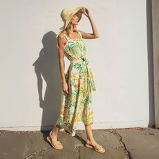 Dress Forum Dance in the Sand Button Down Midi Dress