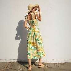 Dress Forum Dance in the Sand Button Down Midi Dress