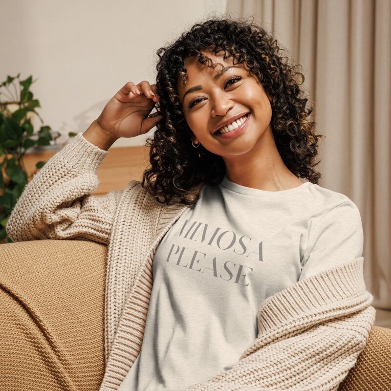 Peepa's Mimosa Please Womens Graphic Tee