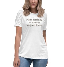 Peepa's Palm Springs Is Always A Good Idea Womens Graphic Tee