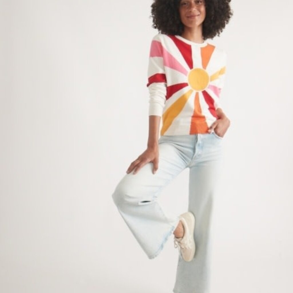 Marine Layer Exploded Sun Icon Sweater