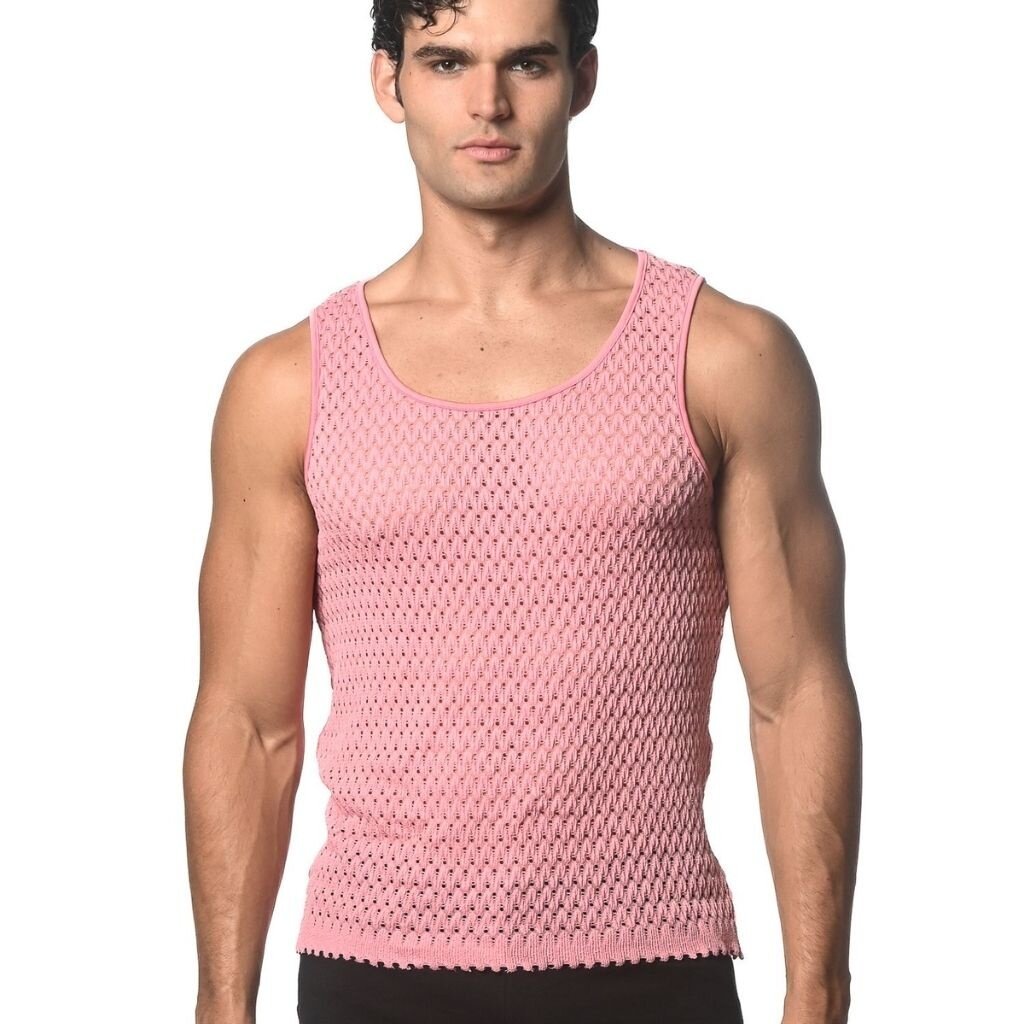 ST33LE (Steele) SP25 ST 24209 Wave Mesh  Tank Top
