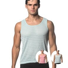 ST33LE (Steele) SP25 ST 24209 Wave Mesh  Tank Top
