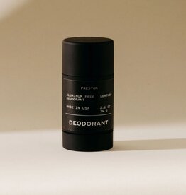 2.9oz Preston Deodorant Leather