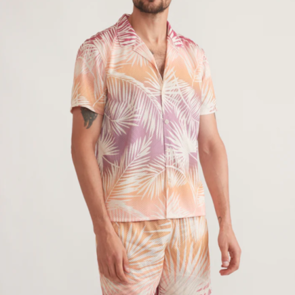 Marine Layer Printed Mesh Short 6"