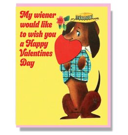 Smitten Kitten My Wiener Would Like To Wish You A Happy Valentines Day