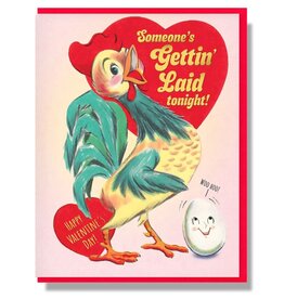 Smitten Kitten Someones Getting Laid Tonight Happy Valentines Day Card