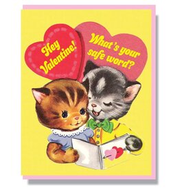 Smitten Kitten Whats Your Safe Word? Love Card