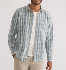 Marine Layer Lightweight Plaid Corduroy Shirt