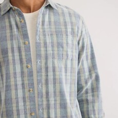 Marine Layer Lightweight Plaid Corduroy Shirt