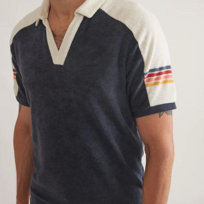 Marine Layer Terry Out Varsity Polo