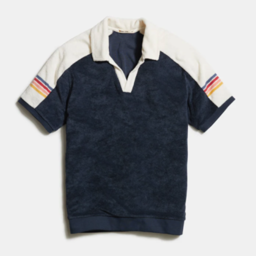 Marine Layer Terry Out Varsity Polo