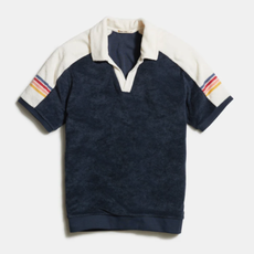 Marine Layer Terry Out Varsity Polo