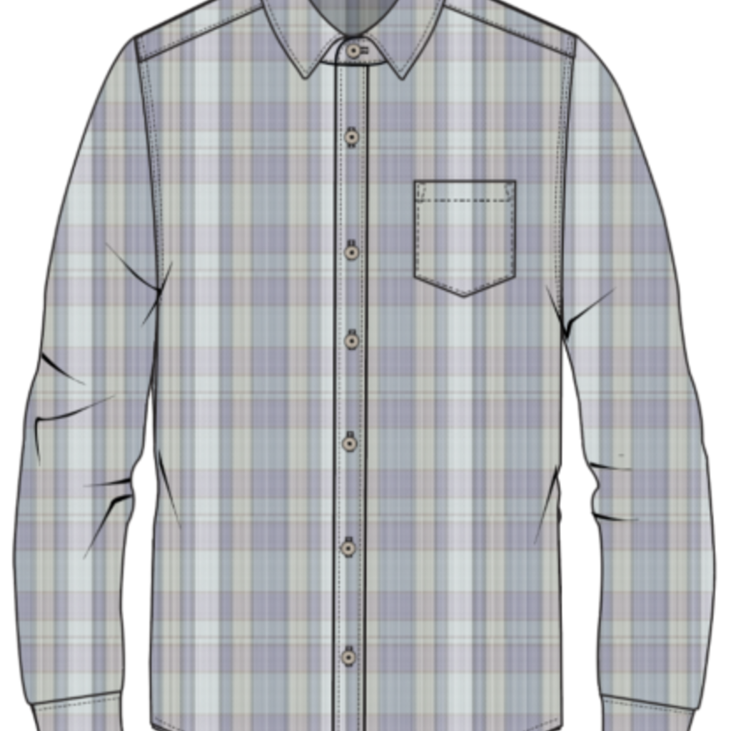 Marine Layer Lightweight Plaid Corduroy Shirt