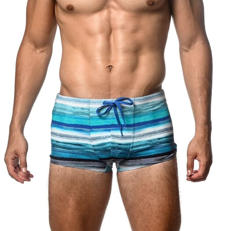 ST33LE (Steele) Striped Printed Swim Trunks SP25 ST 8016 30