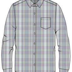 Marine Layer Lightweight Plaid Corduroy Shirt