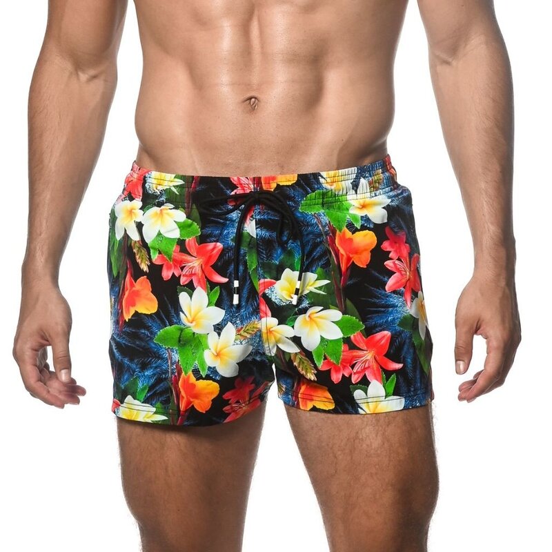 Postmarc Navy/Crimson Tropics 2.5" Swim Shorts SP25 PM 6002 48