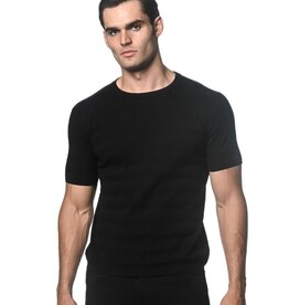 Postmarc Cotton Textured Knitted Crew Tee SP25 PM 16251