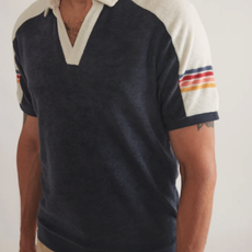Marine Layer Terry Out Varsity Polo